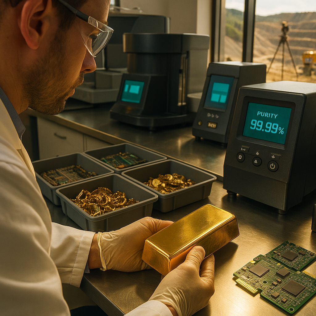 Ciclo di vita dell’Oro: Dall’estrazione alla raffinazione sostenibile