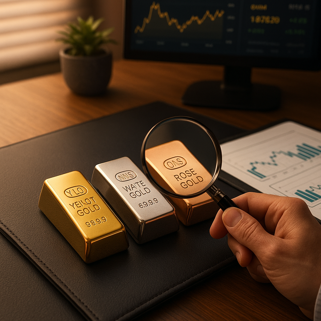 Oro Universale: Differenze tra Oro Giallo, Bianco e Rosa