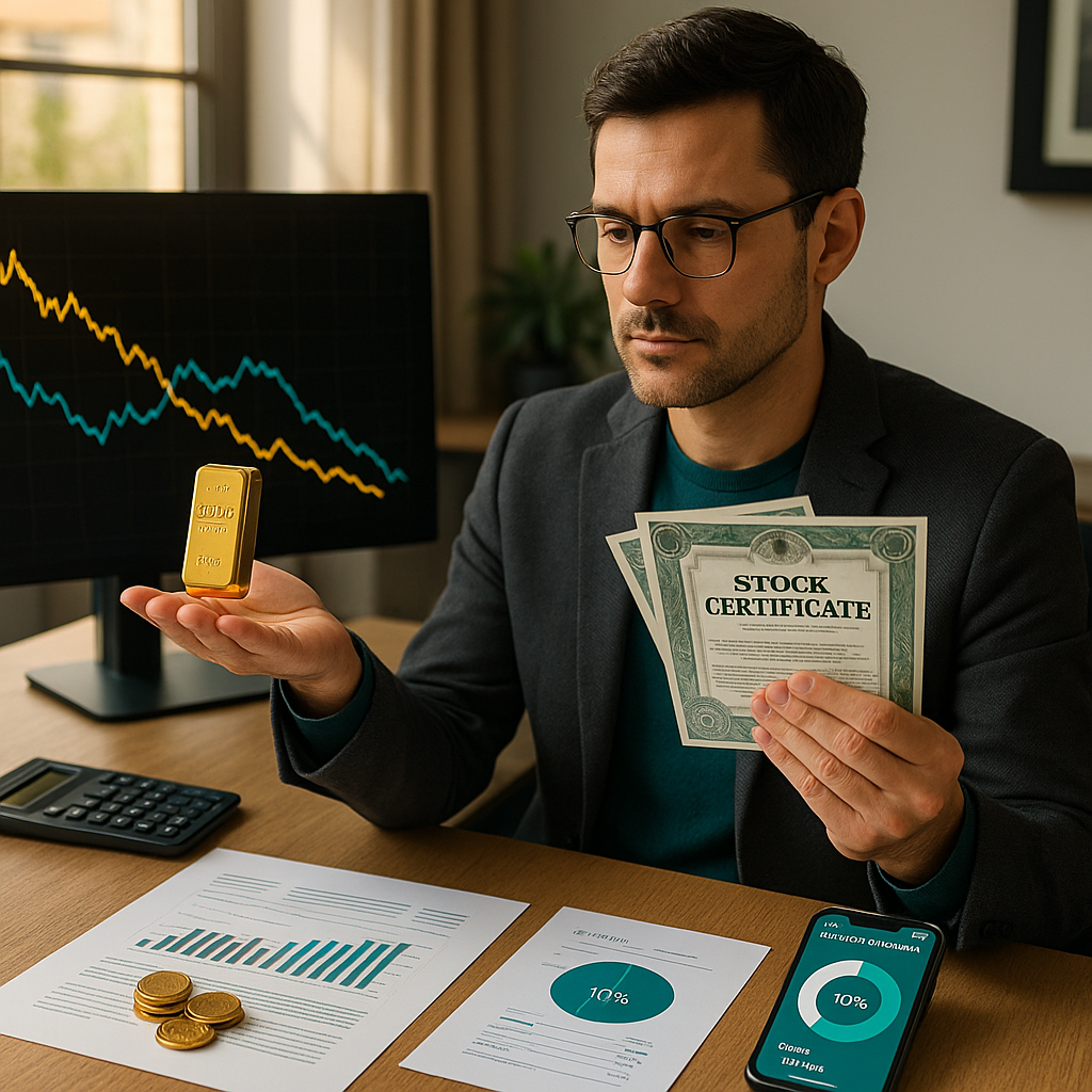 Strategie Data-Driven per Bilanciare Oro e Azioni nel Portafoglio