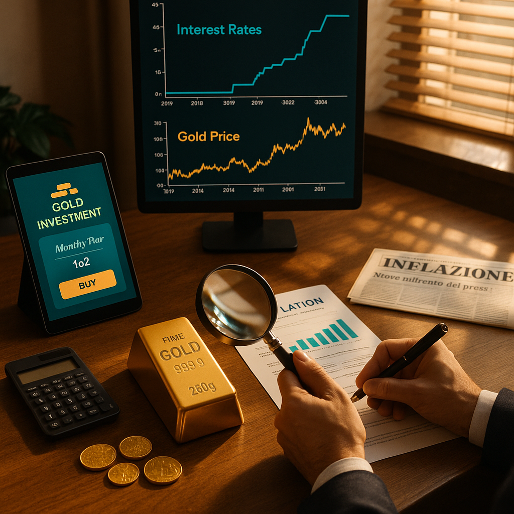 Oro e Tassi di Interesse: Come Influiscono sul Valore dell’Investimento